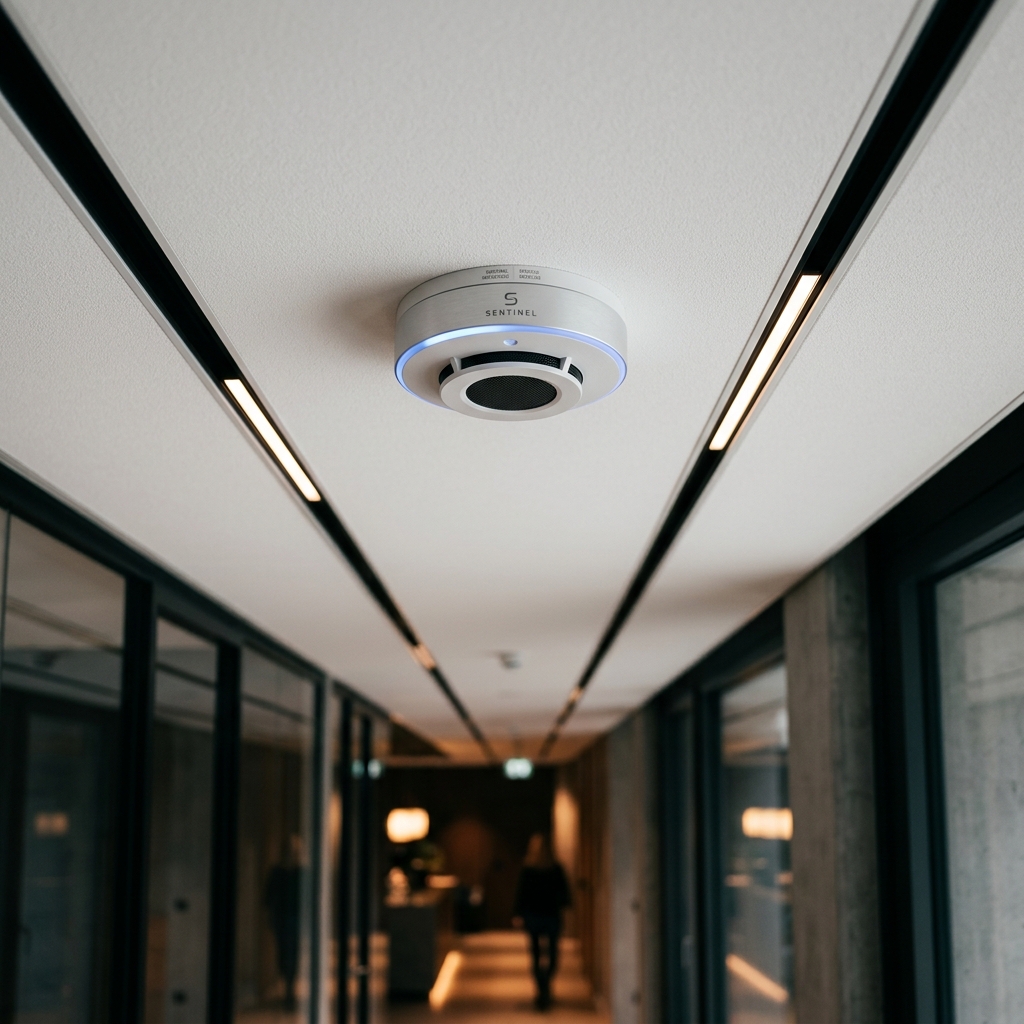 Wireless burglar alarm sensor installed on window
